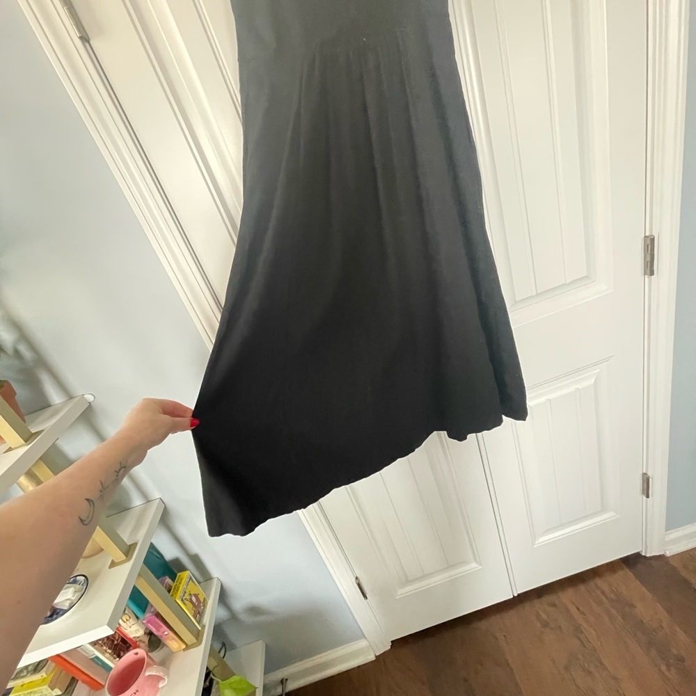 Old Navy Classic Black Midi Dress Sz:M - Picture 10 of 12